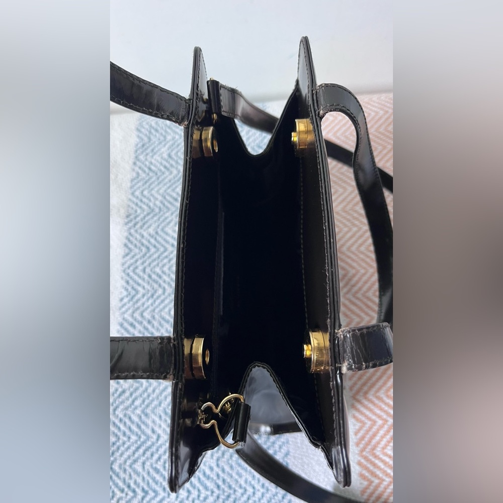 Salvatore Ferragamo Dark Brown Handbag - Picture 9 of 12